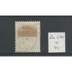 Nederland 35 met "DE LIER 1898"  kleinrond VFU/gebr  CV 40+ €
