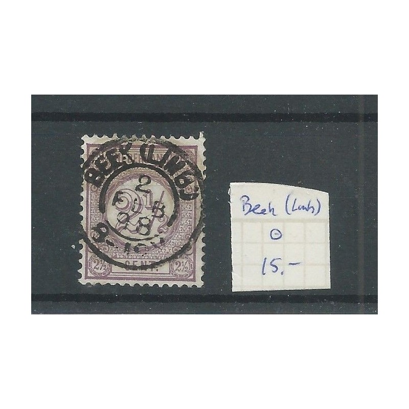 Nederland 33 met "BEEK (LIMB) 1898"  kleinrond VFU/gebr  CV 15 €