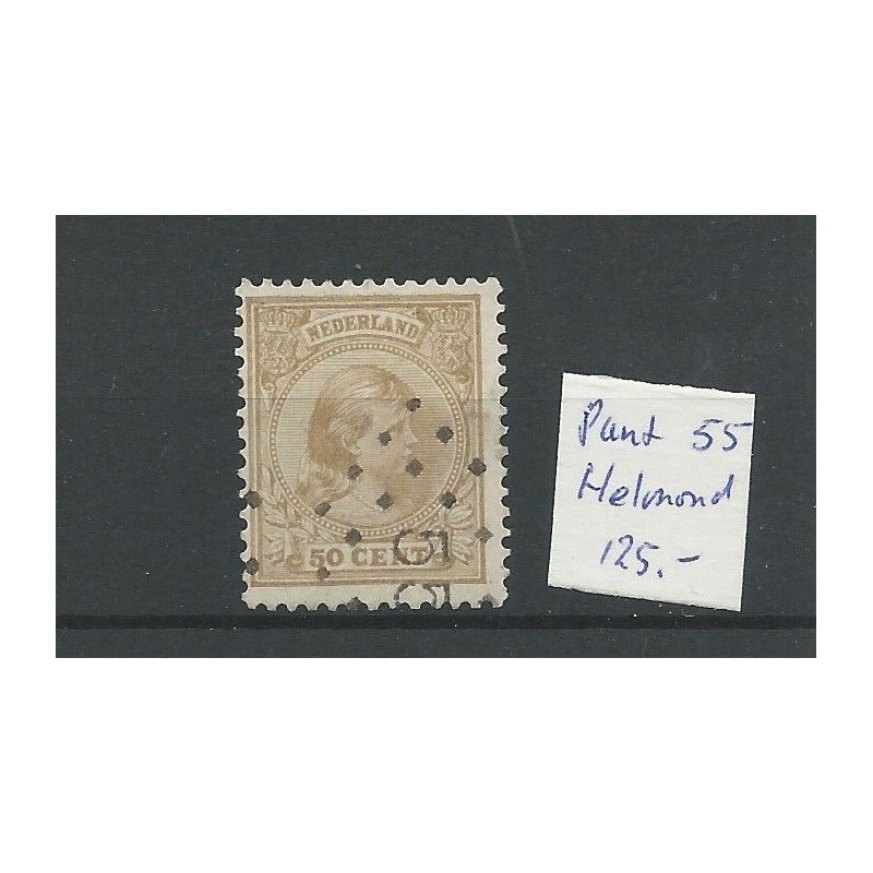 Nederland 43 met puntstempel 55 VFU/gebr CV 125 € Nederland 43 met puntstempel 55 VFU/gebr CV 125 €
