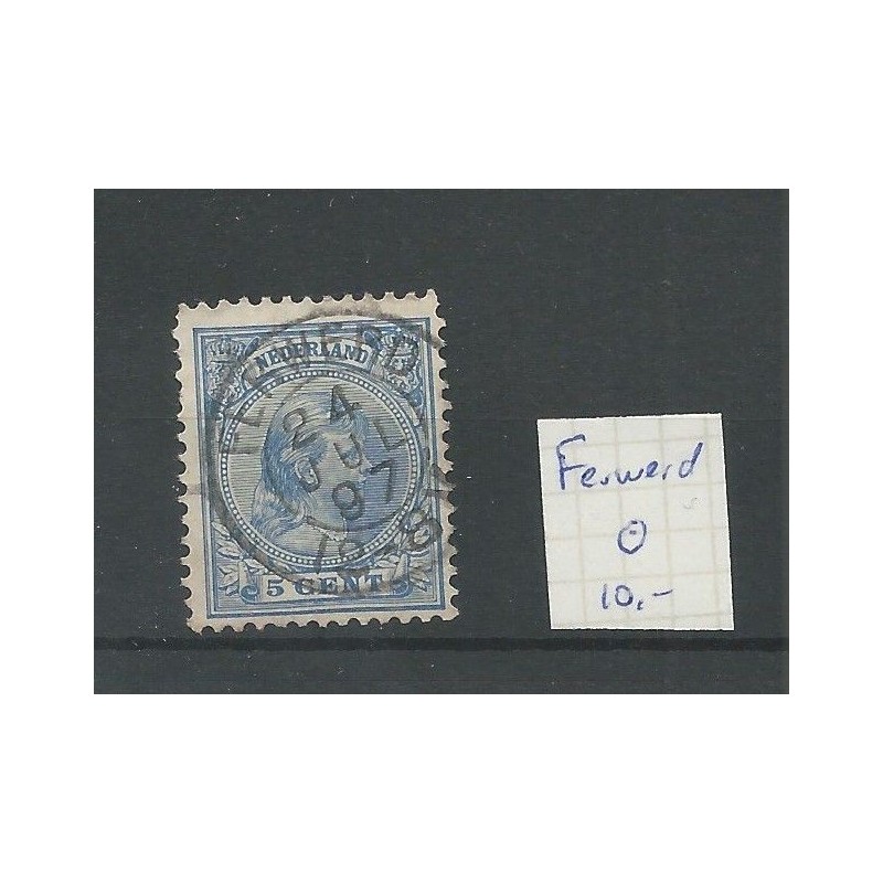 Nederland 35 met "FERWERD 1897" VFU/gebr CV 10+ € Nederland 35 met "FERWERD 1897" VFU/gebr CV 10+ €