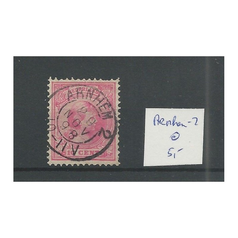 Nederland 37 met "ARNHEM-2 1898" VFU/gebr CV 5+ €