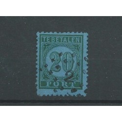 Ned. Indie  P4D puntstempel 4  VFU/ongebr   CV 55 €