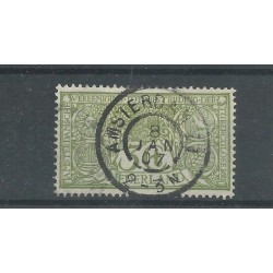 Nederland 85 met "AMSTERDAM-11 1907" grootrond VFU/gebr CV 40+ €