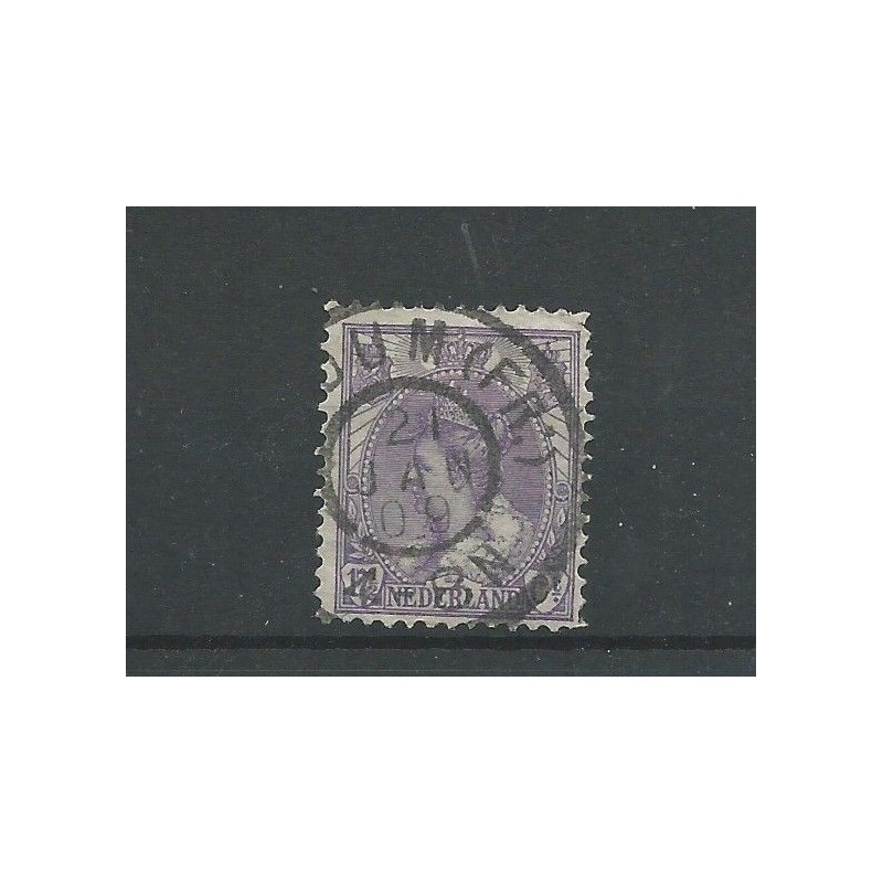 Nederland 66 met "WINSUM (FR:) 1909" grootrond VFU/gebr CV 20+ € Nederland 66 met "WINSUM (FR:) 1909" grootrond VFU/gebr CV 20+ €