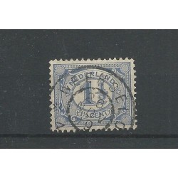 Nederland 52 met "WEERSELO  1909" grootrond VFU/gebr CV 25+ €