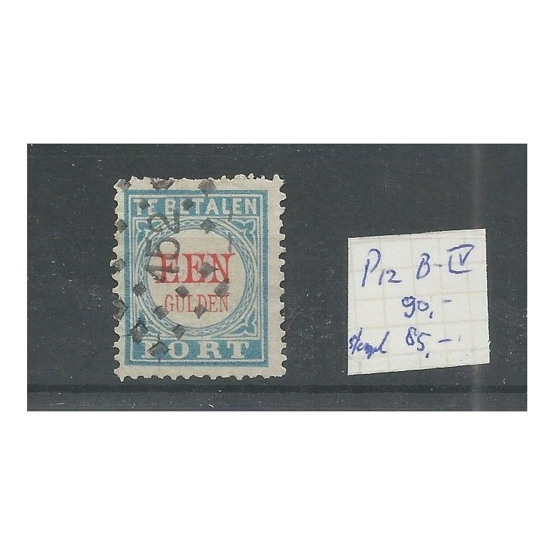 Nederland P12 B-IV met puntstempel 152 CV 175 € Nederland P12 B-IV met puntstempel 152 CV 175 €