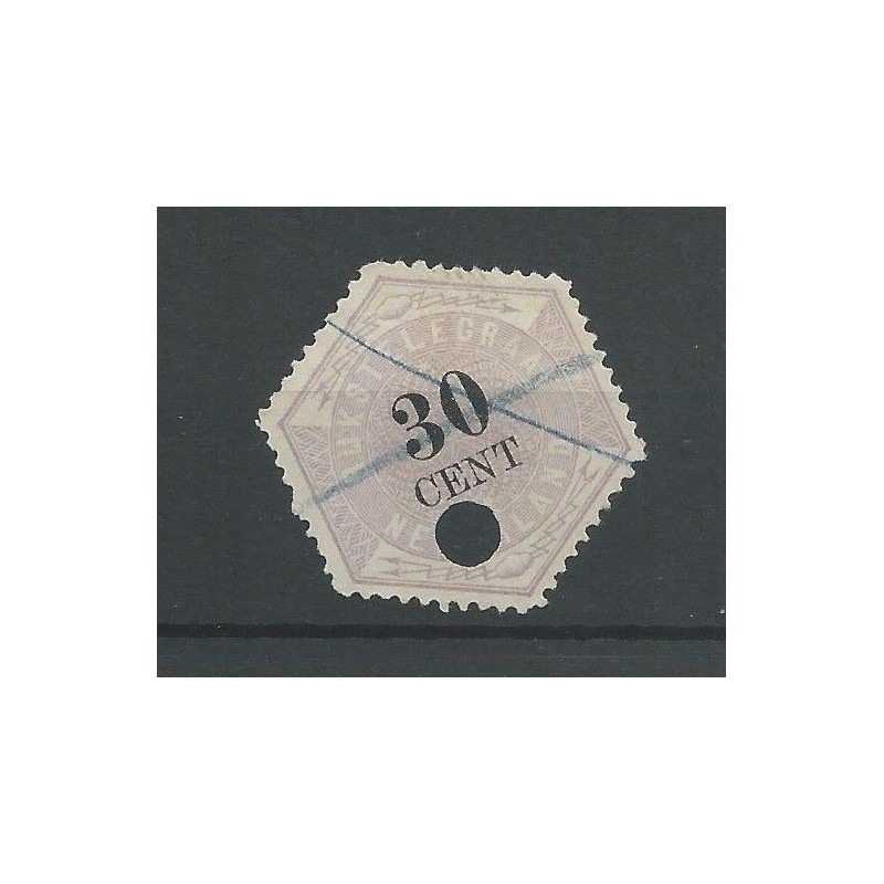Nederland TG8 Telegram 30ct VFU/gebr CV 28 € Nederland TG8 Telegram 30ct VFU/gebr CV 28 €