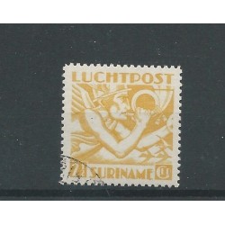 Suriname  LP7  Mercuriuskop overdruk  MH/gebr CV 15 €