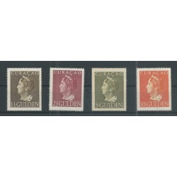 Curacao 178/181 Wilhelmina  MNH/postfris  CV 415 € Attest Vleeming