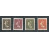 Curacao 178/181 Wilhelmina  MNH/postfris  CV 415 € Attest Vleeming