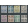 Nederland R33-56 Vierzijdige Roltanding in blokken van 4 VFU/gebr CV 1226 €  PRACHT !!