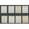 Nederland R33-56 Vierzijdige Roltanding in blokken van 4 VFU/gebr CV 1226 €  PRACHT !!