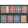 Nederland R33-56 Vierzijdige Roltanding in blokken van 4 VFU/gebr CV 1226 €  PRACHT !!