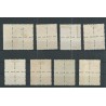 Nederland R33-56 Vierzijdige Roltanding in blokken van 4 VFU/gebr CV 1226 €  PRACHT !!