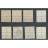 Nederland R33-56 Vierzijdige Roltanding in blokken van 4 VFU/gebr CV 1226 €  PRACHT !!