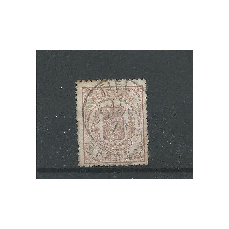 Nederland 13 met "TIEL 1871" franco-takje VFU/gebr CV 25++ € Nederland 13 met "TIEL 1871" franco-takje VFU/gebr CV 25++ €