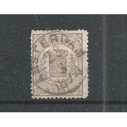 Nederland 13 met "AMSTERDAM 1874" rondstempel VFU/gebr CV 25++ €