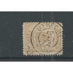 Nederland 17 met "UTRECHT  1874" franco-takje VFU/gebr CV 25++ €