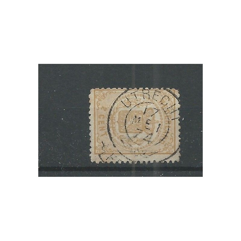 Nederland 17 met "UTRECHT 1874" franco-takje VFU/gebr CV 25++ € Nederland 17 met "UTRECHT 1874" franco-takje VFU/gebr CV 25++ €