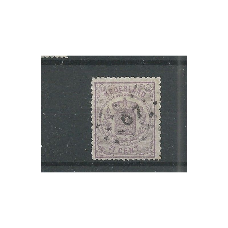 Nederland 18 met Puntstempel 67 zonder krul VFU/gebr CV 250++ € Nederland 18 met Puntstempel 67 zonder krul VFU/gebr CV 250++ €