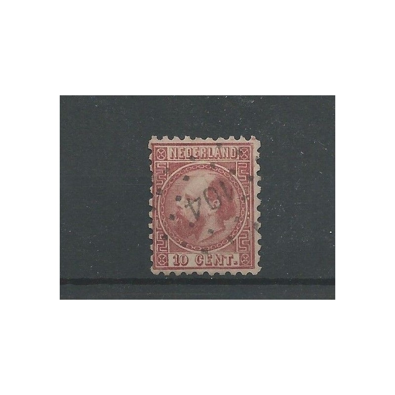 Nederland 8 II-B met Puntstempel 104 VFU/gebr CV 50++ € Nederland 8 II-B met Puntstempel 104 VFU/gebr CV 50++ €