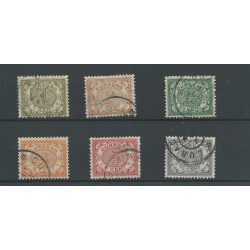 CURACAO 29-34  Cijfer serie   VFU/gebr  CV 30 €