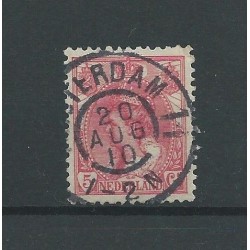 Nederland 60 met "AMSTERDAM-11 1910" grootrond   VFU/gebr CV 6 €