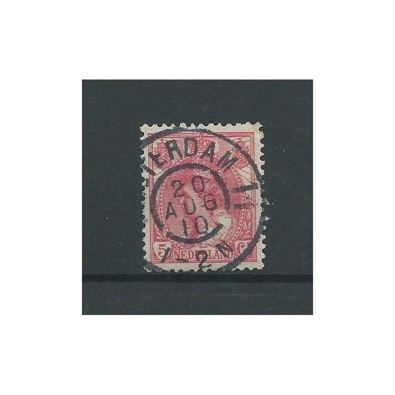 Nederland 60 met "AMSTERDAM-11 1910" grootrond VFU/gebr CV 6 € Nederland 60 met "AMSTERDAM-11 1910" grootrond VFU/gebr CV 6 €