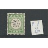 Curacao  P11f "Lange breukstreep"  Port  VFU/gebr CV  2,5 €