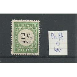 Curacao  P11ff "Lange breukstreep" Port  VFU/gebr CV 40 €