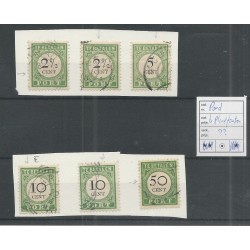 Curacao  6 LEUKE plaatfoutjes Port 1892  VFU/gebr CV ?? €