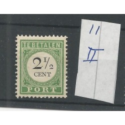Curacao  P11-II  Port 1892  MH/ongebr CV 25 €