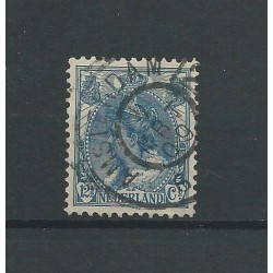 Nederland 63 met "AMSTERDAM-12 1909" grootrond   VFU/gebr CV 10 €