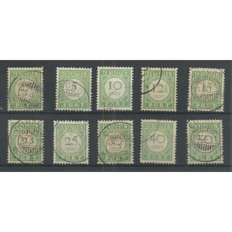 Curacao P21-30 Port 1915 VFU/gebr CV 23 € Curacao P21-30 Port 1915 VFU/gebr CV 23 €