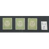 Curacao  P31-33  Port 1915  Engelse Druk MH/ongebr  CV 625 €