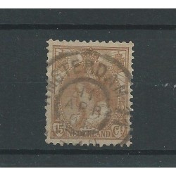 Nederland 64 met "AMSTERDAM-11 1907" grootrond   VFU/gebr CV 7 €
