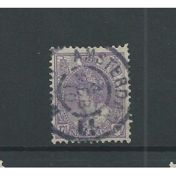 Nederland 66 met "AMSTERDAM-11 1908" grootrond   VFU/gebr CV 21 €