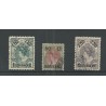 Suriname 34-36 Hulpuitgifte  VFU/gebr CV 45 €