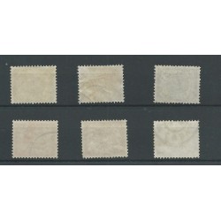 CURACAO 29-34  Cijfer serie   VFU/gebr  CV 30 €