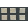 CURACAO 29-34  Cijfer serie   VFU/gebr  CV 30 €