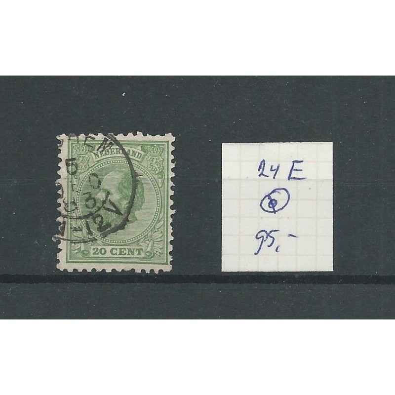 Nederland 24E Willem III 1872 LUXE VFU/gebr CV 95 € Nederland 24E Willem III 1872 LUXE VFU/gebr CV 95 €