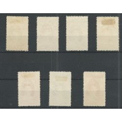Suriname 104-110  Wilhelmina Jubileum  VFU/gebr CV 636 €