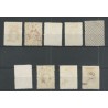 Suriname 118-126  Wilhelmina  VFU/gebr CV 45 €