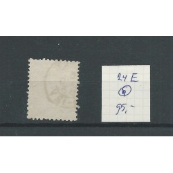 Nederland 24E  Willem III 1872 LUXE  VFU/gebr  CV 95 €