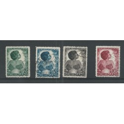 Suriname 179-182 Kinderzegels  VFU/gebr CV 12,8€