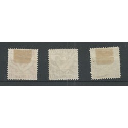 Suriname LP20-22  Luchtpost VFU/gebr  CV 32 €