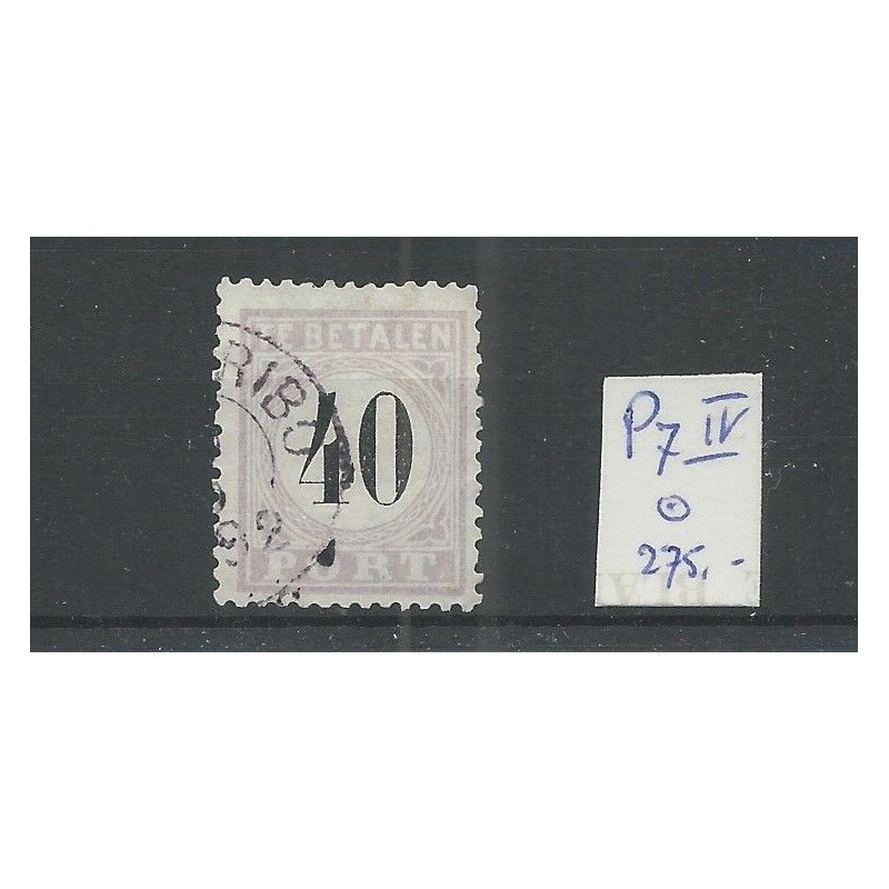 Suriname P7 Type IV Port 1886 VFU/gebr CV 275 € Suriname P7 Type IV Port 1886 VFU/gebr CV 275 €