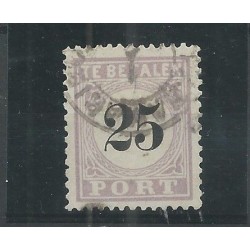Suriname P5  Type IV  Port 1886  VFU/gebr CV 275 €  Attest Vleeming !