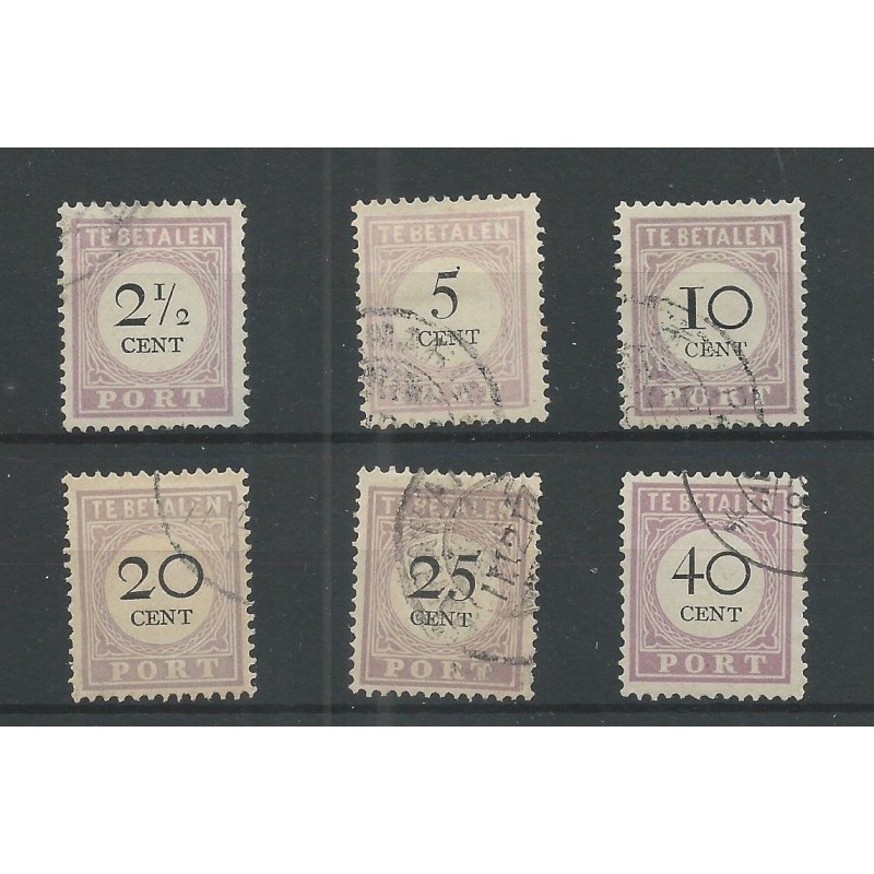 Suriname P9-14 Port 1892 VFU/gebr CV 46 € Suriname P9-14 Port 1892 VFU/gebr CV 46 €