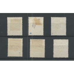 Suriname P9-14 Port 1892  VFU/gebr CV 46 €